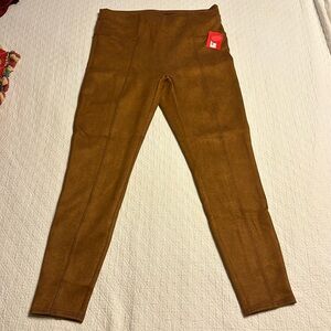 NWT SPANX Faux Suede Leggings